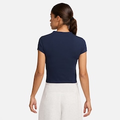 Camiseta Cropped Nike Sportswear Chill Knit Feminina - Foto 2