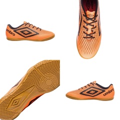 Chuteira Futsal Umbro X-Diamond + 1 Meião Adulto - Foto 6