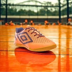 Chuteira Futsal Umbro X-Diamond + 1 Meião Adulto - Foto 7