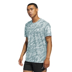 Camiseta Masculina adidas Own The Run Allover - Foto 1