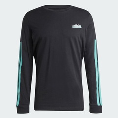 Camiseta Masculina adidas Manga Longa Color Script - Foto 2