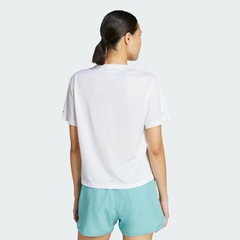 Camiseta Feminino adidas Adi365 Running Essentials Marca Love Tee - Foto 3