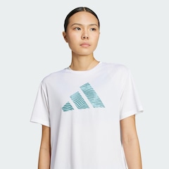 Camiseta Feminino adidas Adi365 Running Essentials Marca Love Tee - Foto 6