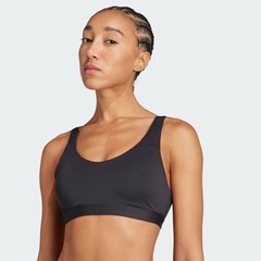 Top Feminino adidas All Me Essentials de suporte médio - Foto 6