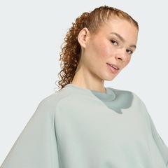 Blusão de Moletom Feminino adidas All Szn Largo Luxo Macio - Foto 6