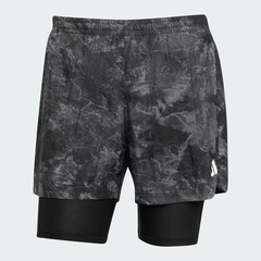 Bermuda adidas 2 Em 1 Own The Run Spray Dye Masculina - Foto 2
