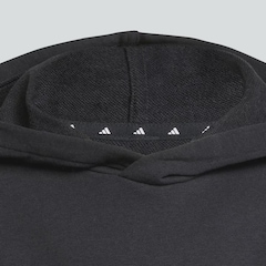 Blusão de Moletom Infantil adidas sem Capuz Essentilas Big Logo - Foto 4