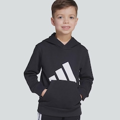 Blusão de Moletom Infantil adidas sem Capuz Essentilas Big Logo - Foto 6