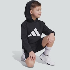 Blusão de Moletom Infantil adidas sem Capuz Essentilas Big Logo - Foto 7