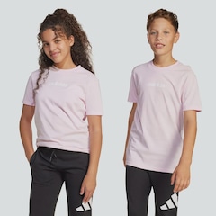 Camiseta Adidas Essentials Logo Linear Infantil - Foto 1
