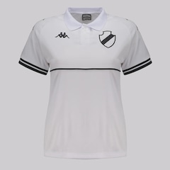 Camisa Polo do Vasco Kappa Supporter Monochromatic Feminina - Foto 1