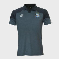 Camisa Polo do Grêmio 23/24 Umbro Viagem Masculina - Foto 1