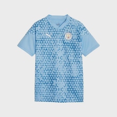 Camisa Manchester City 23/24 Puma Treino Infantil - Foto 1