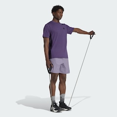 Camiseta Masculina Adidas Train Essentials Training Feelready Três Listras - Foto 4