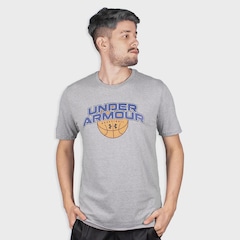 Camiseta Masculina Under Armour Basketball Branded - Foto 1