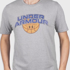 Camiseta Masculina Under Armour Basketball Branded - Foto 4