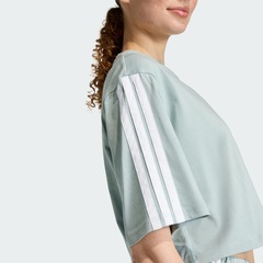 Camiseta Feminina Adidas Essentials Solta Três Listras - Foto 6