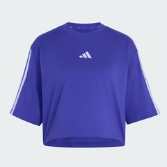 Camiseta Feminina Adidas Essentials Solta Três Listras - Foto 2