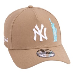 Boné Masculino New Era 940 A-Frame New York Yankees Estatua Liberdade - Foto 3