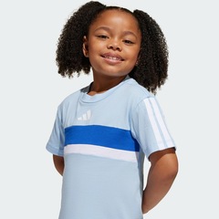 Camiseta Infantil Adidas Seasonal Essentials Tiberio Três Listras - Foto 5