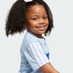 Camiseta Infantil Adidas Seasonal Essentials Tiberio Três Listras - Foto 6