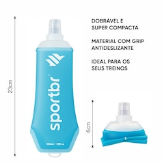 Garrafa Squeeze SPORTBR Soft Flask 350 ml - Foto 3