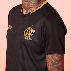 Camisa Flamengo Brook Preta Braziline Masculino - Foto 6