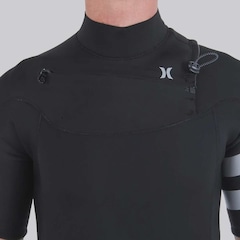 Long John Manga Curta Hurley Advantage 2/2MM Full Suit Masculino - Foto 4