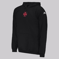 Blusão de Moletom Masculino do Vasco 2025 Kappa Viagem - Foto 3