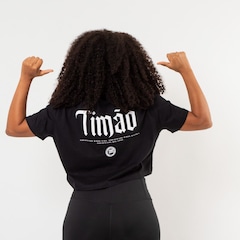 Cropped do Corinthians Surf Center Oficial SCCP Feminino - Foto 6