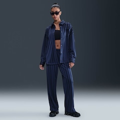 Camisa Manga Longa Nike Sportswear Stripe Feminina - Foto 1