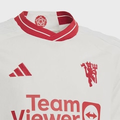 Camisa Manchester United III 23/24 adidas Infantil - Foto 5
