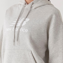 Blusão com Capuz Com Felpa Essentials Basic Feminino - Foto 3