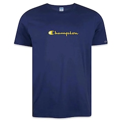 Camiseta Manga Curta Champion Malhão Mc Heritage Script Masculina - Foto 1