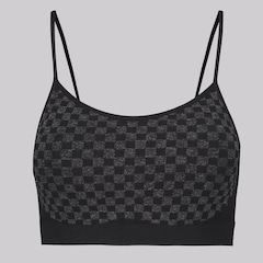 Top + Shorts Selene Quadriculado com Bojo Removível Feminino - Foto 3