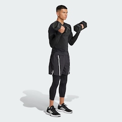 Calça Legging de Treino Masculina Adidas 3/4 Techfit Compression - Foto 4
