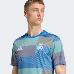 Camisa Pré-Jogo Real Madrid 25/26 Masculina Adidas - Foto 5