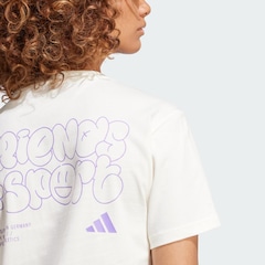 Camiseta Feminina Adidas Lounge Verbiage - Foto 6