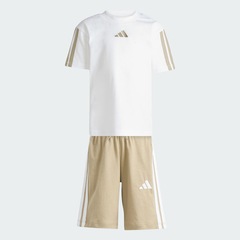 Conjunto Camiseta + Shorts Infantil adidas Essentials - Foto 2