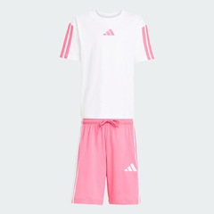 Conjunto Camiseta + Shorts Infantil adidas Essentials - Foto 2