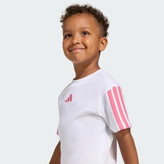 Conjunto Camiseta + Shorts Infantil adidas Essentials - Foto 6
