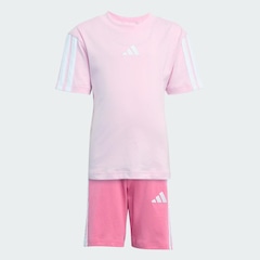 Conjunto Camiseta e Short Infantil Adidas Essentials - Foto 2