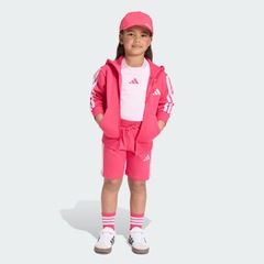 Conjunto Camiseta + Shorts Infantil adidas Essentials - Foto 5