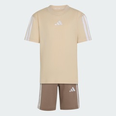 Conjunto Camiseta + Shorts Infantil adidas Essentials - Foto 2