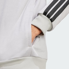 Agasalho Moletinho Masculino Adidas Sportswear Basic Três Listras - Foto 5
