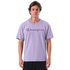 Camiseta Masculina Champion Malhão Script Puff - Foto 1