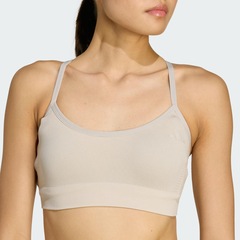 Top Feminino Adidas Workout Essentials de Suporte Leve - Foto 6