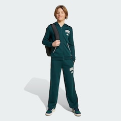 Blusão de Moletom Infantil Adidas Zíper Seasonals Essentials Collegiate - Foto 3