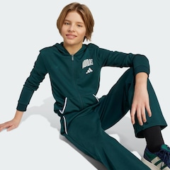Blusão de Moletom Infantil Adidas Zíper Seasonals Essentials Collegiate - Foto 5