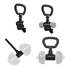Kit Barra Supino e Alça Kettlebell Yangfit Com Ajuste Rápido - Foto 6